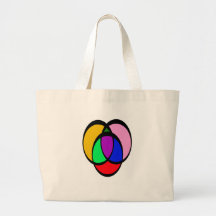 Círculo de colores bolsas