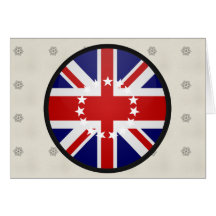 Círculo de la bandera de la calidad de las islas d felicitacion 