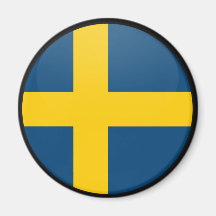 Círculo de la bandera de la calidad de Suecia Iman
