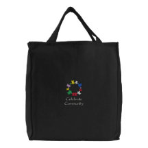 Círculo de la comunidad (Drk) Bolsas De Lienzo