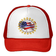 Círculo de la solidaridad gorras de camionero