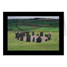 Círculo de piedra de Drombeg Tarjetón