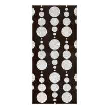 Círculo de plata lona personalizada
