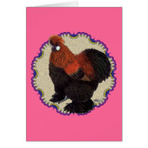 Círculo de Silkie Tarjetas