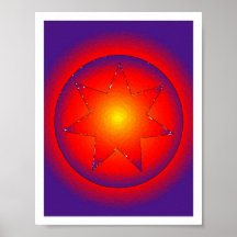 Círculo de Sun Poster