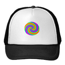 Círculo del arco iris gorras de camionero