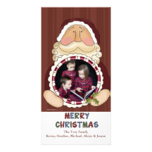 Círculo familiar - tarjeta del día de fiesta de la tarjetas fotográficas personalizadas