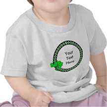 Círculo irlandés de encargo del trébol del KRW Camisetas