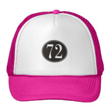 Círculo negro #72 gorras