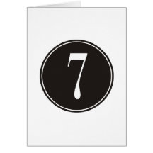 Círculo negro #7 felicitacion 