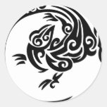 Círculo tribal del lagarto pegatinas  