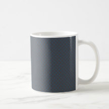 Círculos azules modernos en fondo azul marino áspe tazas