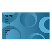 Círculos azules - negocio tarjetas de negocio