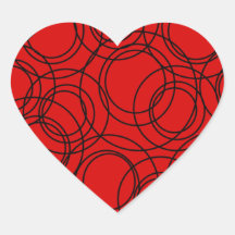 Círculos Colcomanias De Corazon Personalizadas