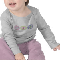Círculos de la mariposa camisetas