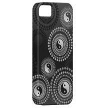 Círculos de Yin Yang del personalizado de la balan iPhone 5 Case-Mate Coberturas