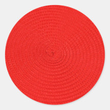 Círculos del fondo rojo pegatina redonda