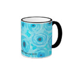 Círculos gráficos - AZUL Taza