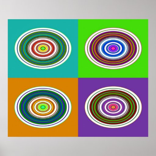 Círculos hipnóticos posters
