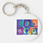 círculos kandinsky llaveros personalizados