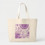 Círculos púrpuras del Grunge: Arte del vector: Bolsa