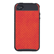 Círculos rojos iPhone 4 cárcasa