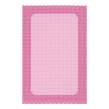 Círculos rosados papelería personalizada