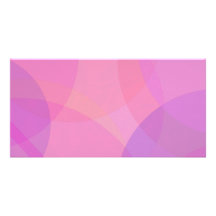 Círculos rosados tarjetas fotograficas 