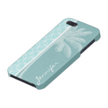 Círculos tropicales de los azules cielos iPhone 5 cárcasa