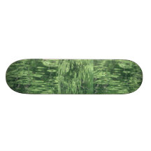 Círculos verdes tabla de patinar