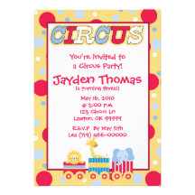 ¡circus1 la copia, le invitan a un fiesta del circ invitación