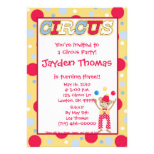 ¡circus1 la copia, le invitan a un fiesta del circ comunicados personalizados