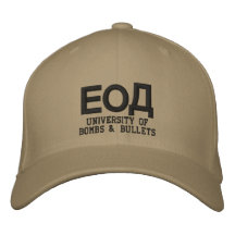 Cirílico del EOD Gorras Bordadas