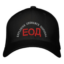 Cirílico del EOD Gorras Bordadas