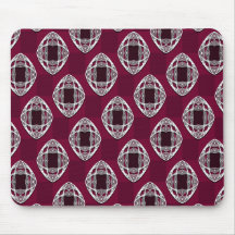 Ciruelo Mousepad del tablero de damas del diamante Alfombrilla De Ratones