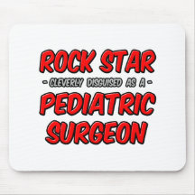 Cirujano pediátrico de la estrella del rock… tapete de ratones