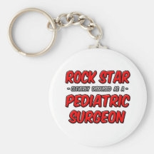 Cirujano pediátrico de la estrella del rock… llaveros personalizados