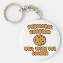 Cirujano pediátrico. Trabajará para las galletas Llavero Personalizado