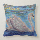 Cisne agraciado almohadas
