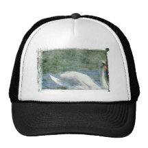 Cisne de la natación gorro