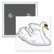 Cisne de la natación pin