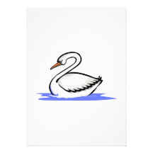 Cisne de Swekka Invitacion Personalizada