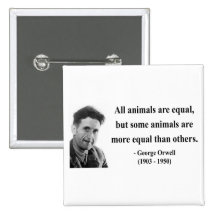 Cita 3b de George Orwell Pin