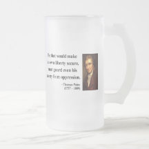 Cita 3b de Thomas Paine Tazas