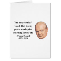 Cita 3b de Winston Churchill Tarjetas