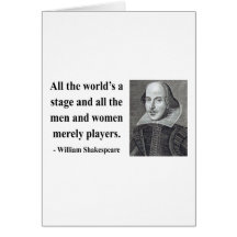 Cita 5b de Shakespeare Felicitación