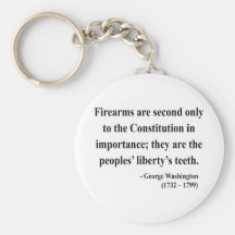 Cita 6a de George Washington Llaveros Personalizados