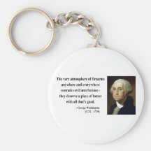 Cita 7b de George Washington Llavero Personalizado