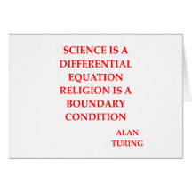 cita de Alan Turing Felicitación