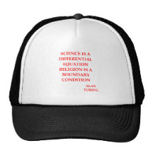 cita de Alan Turing Gorras